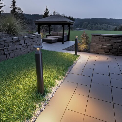 Ландшафтный светильник «ODEON LIGHT» 7119/12GLA, серия: COIL (крепление на планке). Фото 1.