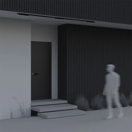 Уличный трековый светильник Basis Exility IP 4000К 12Вт 120° черный (Черный) - фото 9