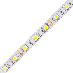 ULS-Q221 5050-60LED-m-10mm-IP20-DC12V-14.4W-m-5M-6500K Гибкая светодиодная лента на самоклеящейся основе, Катушка 5 м, в герметичной упаковке, Дневной свет6500K.
