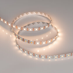 Светодиодная лента SPI-В60-10mm 12V Warm3000-РХ1-RAM (9.3 W/m, IP20, 5060, 5m) (Arlight, бегущий огонь) 037827