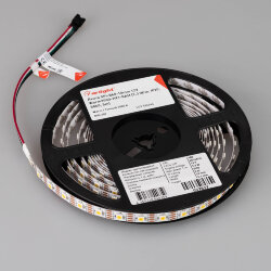 Светодиодная лента SPI-В60-10mm 12V Warm3000-РХ1-RAM (9.3 W/m, IP20, 5060, 5m) (Arlight, бегущий огонь) 037827