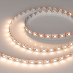 Светодиодная лента SPI-В60-10mm 12V Warm3000-РХ1-RAM (9.3 W/m, IP20, 5060, 5m) (Arlight, бегущий огонь) 037827