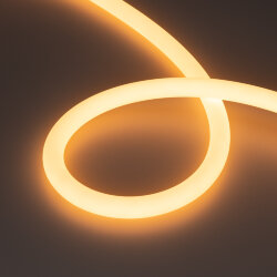 Светодиодная лента герметичная MOONLIGHT-TOP-M768-D18mm 24V White-MIX 360deg (14.4 W/m, IP65, 2216, 5m, wire x1) (Arlight, Вывод прямой, 3 года)