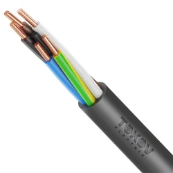 Кабель TOKOV ELECTRIC ППГнг(А)-HF 5х2.5 ОК (N PE) 1кВ (м) УТ000028592