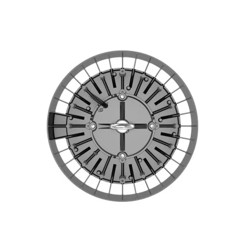 Светильник светодиодный ДСП IB 11 S 150W W 840 BK 298х298х112мм 150Вт 4000К IP65 High Bay подвес черн. Русский Свет 16091123170 - фото 3