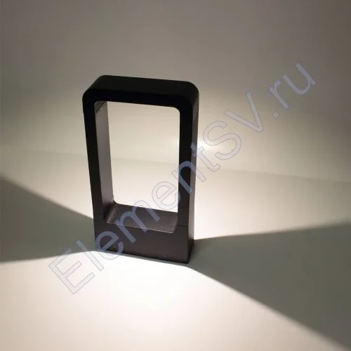 Уличный светильник столбик JH-BD-B16 DHL35 (220V, 7W, черный корпус, 300mm, IP65, warm white) - фото 2.