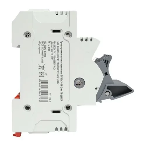 Предохранитель-разъединитель DF 10х38 3п (тип ПВЦ) EKF df103-e - фото 7