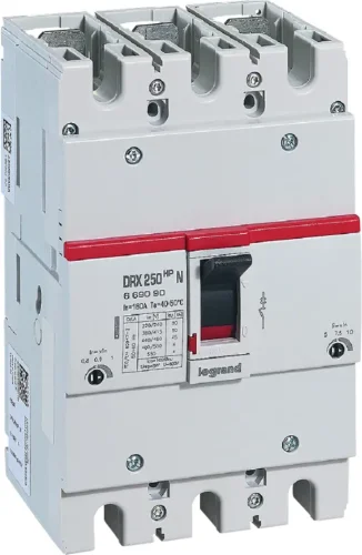 Выключатель автоматический 3п 63А 36кА DRX 125 HP TM Рег Leg 669046 - фото