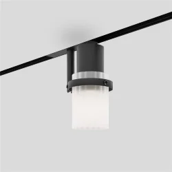 Slim Magnetic Трековый светильник со стеклянным плафоном 10W 4000K черный 85532/01