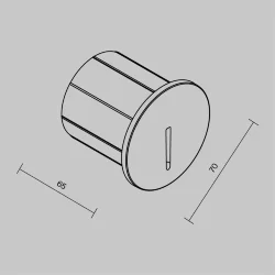 Подсветка для лестниц Lock 3000К 3Вт IP 54 (Черный)