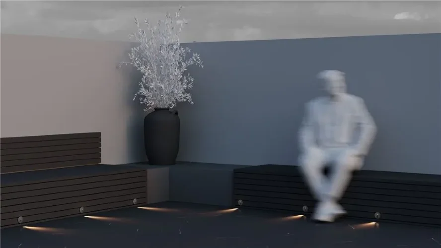 Подсветка для лестниц Lock 3000К 3Вт IP 54 (Черный) - фото 11