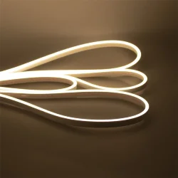 Светодиодный гибкий неон 6x12 LN605 (12V, warm white, IP65, cut 10mm)