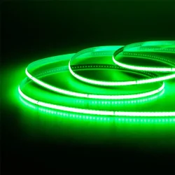 Светодиодная лента 220V, COB 240 chip/m, green, IP20, 10m, A305