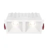 Встраиваемый светильник Альфа / Alfa LED 20 Вт 3000 К 36° с функцией диммирования (Белый) DL043-02-10W3K-D-SQ-W - фото