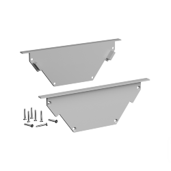 Заглушки для профиля LINE 10040 IN Silver