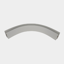 Коннектор радиусный внутренний для накладного глубокого шинопровода, Белый, SY-LINK-CNS1-R200WH 026041