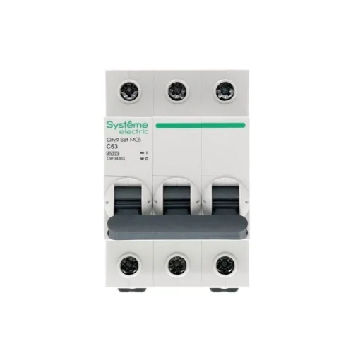Выключатель автоматический модульный 3п C 63А 4.5кА City9 Set 400В SE C9F34363 - фото 2