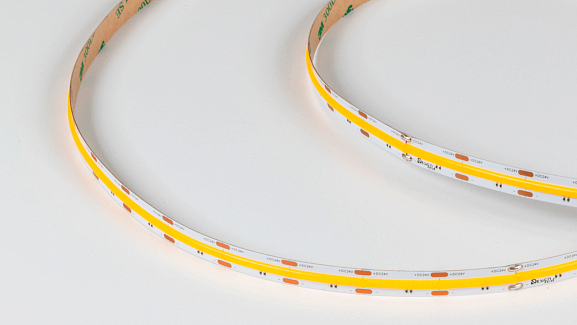 Светодиодная LED лента LUX теплое свечение IP33, DSG-FOB-640-24-WW-33. Фото 2