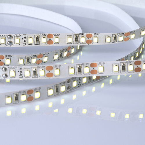 ULS-M13-2835-120LED-m-8mm-IP20-DC12V-9.6W-m-5M-6500K PROFI Гибкая светодиодная лента на самоклеящейся основе, Катушка 5м, в герметичной упаковке, Дневной свет 6500K. - фото 3