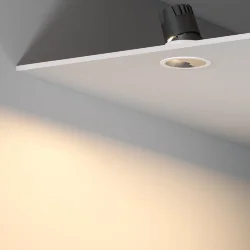 Точечный светодиодный светильник 10W 3000K белый/хром 25090/LED (064612)