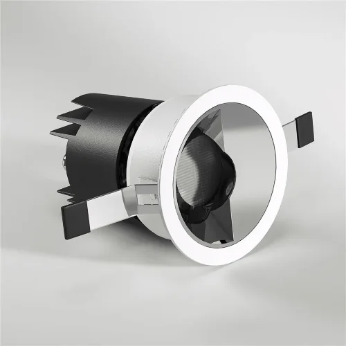 Точечный светодиодный светильник 10W 3000K белый/хром 25090/LED - фото 2