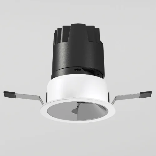 Точечный светодиодный светильник 10W 3000K белый/хром 25090/LED - фото 3