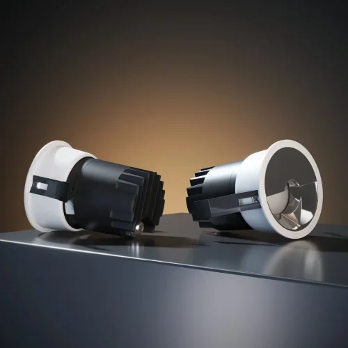 Точечный светодиодный светильник 10W 3000K белый/хром 25090/LED - фото 4
