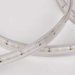 Светодиодная лента 220 В 14,4 вт/м 120 Led/м 2835 IP65, холодный белый 6500K, 50 м Лента светодиодная 220V 14,4W 120Led 2835 IP65 6500 холодный белый, 50 м