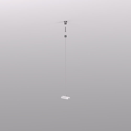 TR2127-WH Механический подвес для трека SMART BASE, IP20, 5м, белый, алюминий. Фото 4