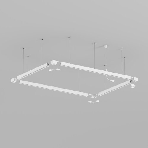TR2127-WH Механический подвес для трека SMART BASE, IP20, 5м, белый, алюминий. Фото 6