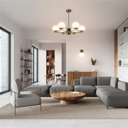 Настенный светильник (бра) Мрамор / Marble (Латунь) FR5230WL-01BS - фото 2