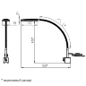Армата 049 ПДБ62-6-008 станоч (LED, 6Вт 4000К 12-36В, на магните,IP52, гибкая стойка 545 мм), черный. Фото 3