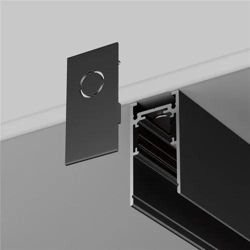 Заглушка торцевая 2 шт. Exility накладной черный (Черный) - фото 6