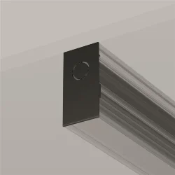 Заглушка торцевая 2 шт. Exility накладной черный (Черный) TRA034EC-41B