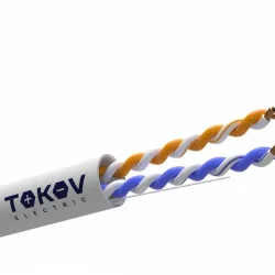 Кабель витая пара U/UTP 2х2х24AWG кат.5E PVC (м) TOKOV ELECTRIC TKE-C06-U22-5E-305-PVC