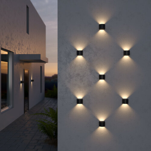 Пылевлагозащи­щенный светодиодный светильник Blade черный IP54 - Фото 2