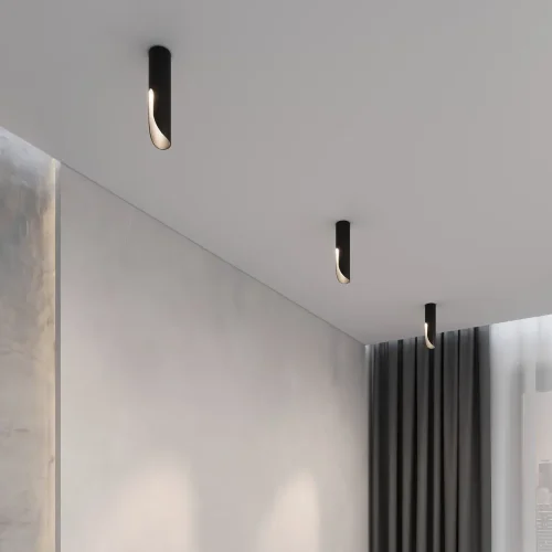 Светильник потолочный светодиодный Apex 7W 3000K черный 25113/LED - фото 4