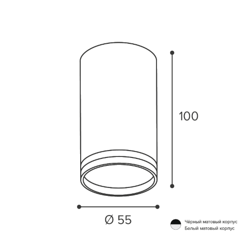 Светильник WOLTA WSL-GU10/02BL под лампу GU10 Черный MODERNO - фото 4.