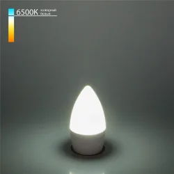 Светодиодная лампа "Свеча" C37 6W 6500K E27 BLE2738 (048678)