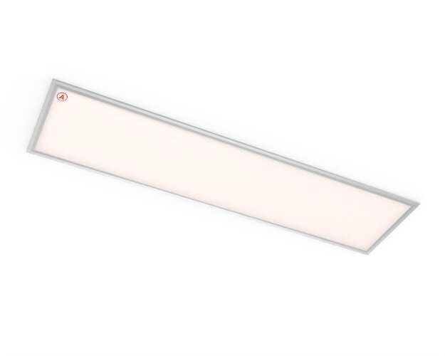 Светодиодная панель 1195x295x10 мм 38 Ватт с серой рамкой 4000К с Бап-1 - фото 3