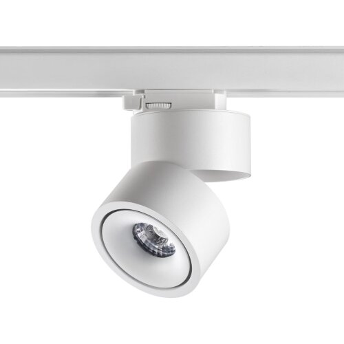 Трёхфазный трековый светодиодный светильник «Novotech» 358780, серия: GRODA. Фото 1.