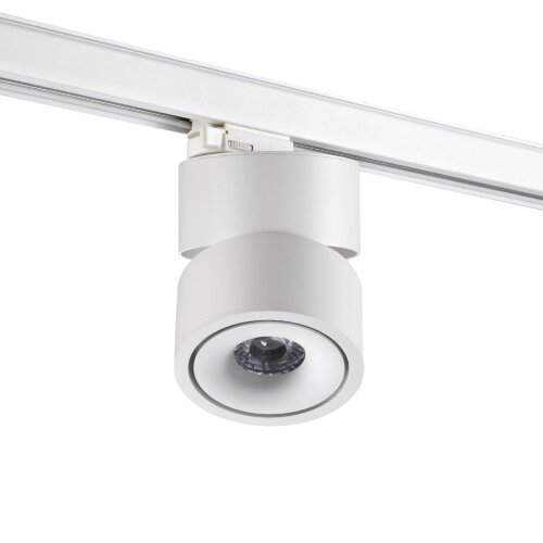 Трёхфазный трековый светодиодный светильник «Novotech» 358780, серия: GRODA. Фото 2.