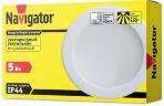 Светильник светодиодный 71 274 NDL-RP4-5W-840-WH-LED 5Вт 4000К IP44 бел. Navigator 71274 - фото 3