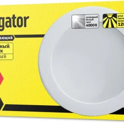 Светильник светодиодный 71 274 NDL-RP4-5W-840-WH-LED 5Вт 4000К IP44 бел. Navigator 71274