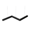 Светильник WOLTA PRO КОНТУР ЗИГЗАГ ДСО03-54-700-5К-Ч Матовый - фото 3.