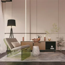 Напольный светильник (торшер) Calvin E27х1 (Черный)