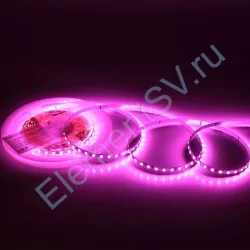 Светодиодная лента Standart Pro class, 2835, 120 led/m, 5mm, без скотча, pink, 24V, IP20, SL12