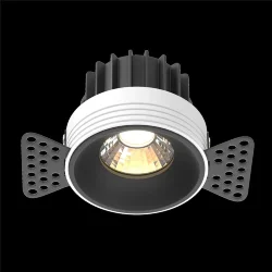 Встраиваемый светильник Round 3000K 12W 50° (Черный)