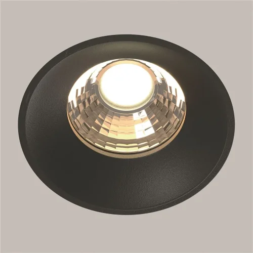 Встраиваемый светильник Round 3000K 12W 50° (Черный) - фото 3