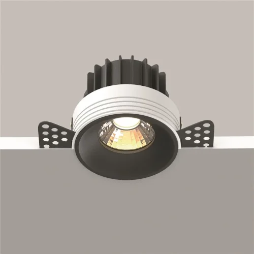 Встраиваемый светильник Round 3000K 12W 50° (Черный) - фото 5